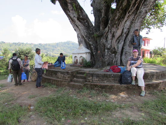 Hurra, endlich Schatten.. Zeit für eine kleine Pause 