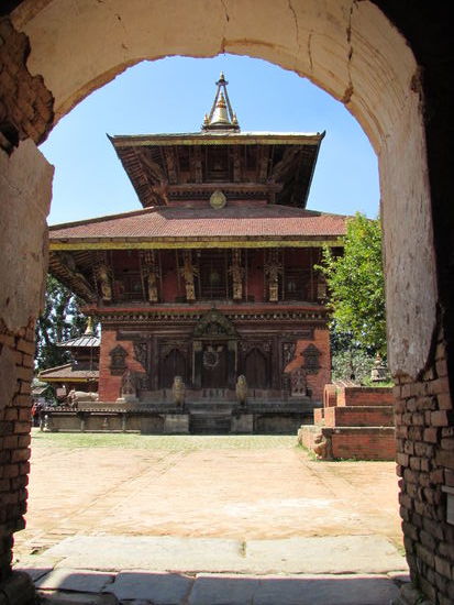 Dieser Tempel steht im Zentrum der Anlage.