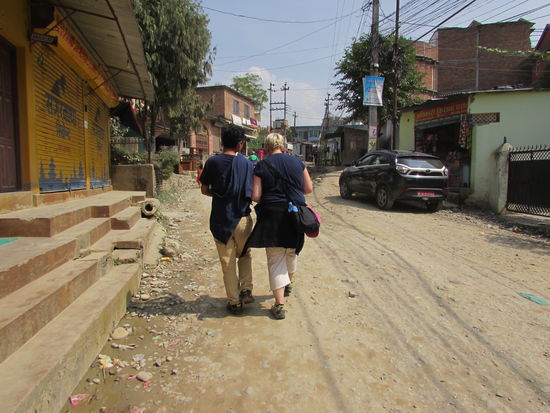 Alles ist furchtbar staubig.