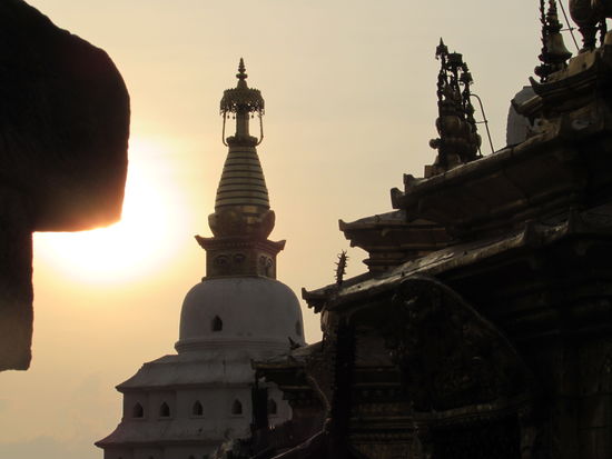 Dann wird uns noch diese schöne Athmosphäre mit der untergehenden Sonne geschenkt.