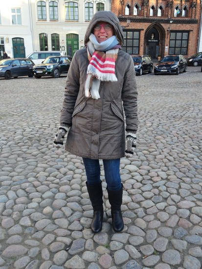 Brr, es ist kalt und der Wind eisig.