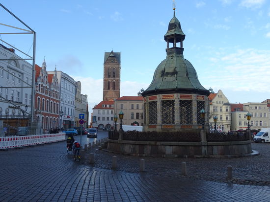 Ein letzter Rundgang um die Wasserkunst.