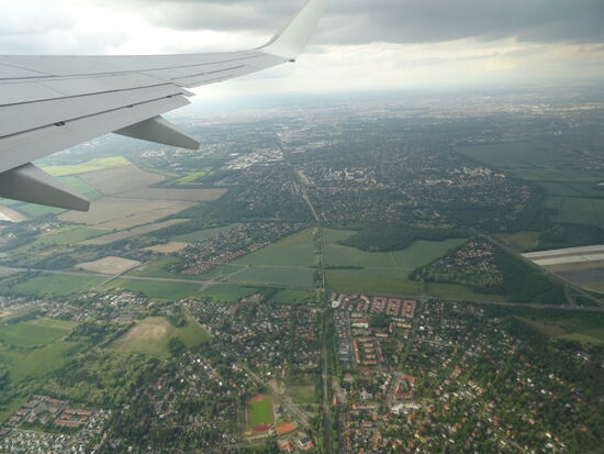 Ein Blick auf die Umgebung von Berlin.