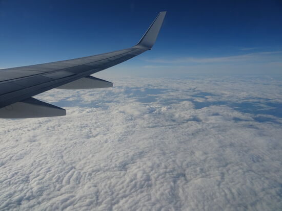 Über den Wolken, ein Anblick der für mich immer wieder faszinierend ist.