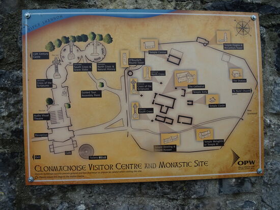 Übersichtsplan - der Eintritt kostet 8€/ Person