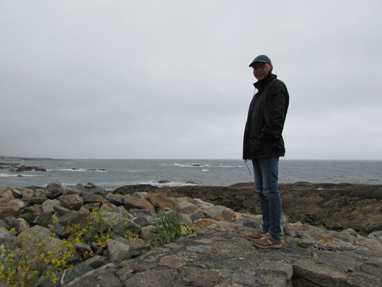 Nach einem guten Essen noch ein Blick auf die Küste von Spiddal.