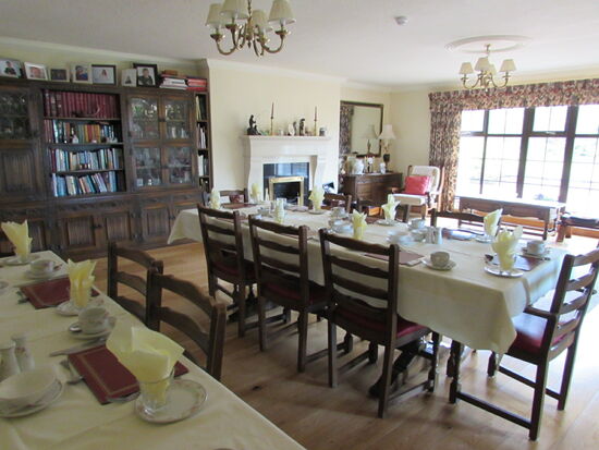 Der Frühstücksraum vom Ardmore country House.