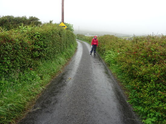 Nach 5,5km und 1,5 Stunden sind wir fast wieder am Ausgangspunkt. Es hat sich gelohnt dem Regen zu trotzen.