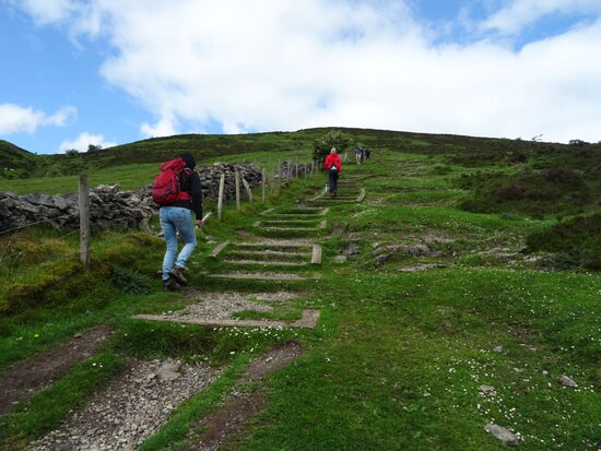 Immer weiter aufwärts