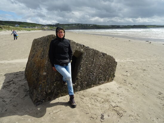 Inzwischen ist es extrem stürmisch.