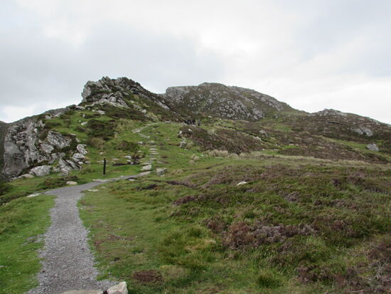 Der Weg ist zunächst gut ausgebaut.
