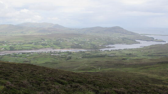 Die Aussicht ist zu beiden Seiten grandios.