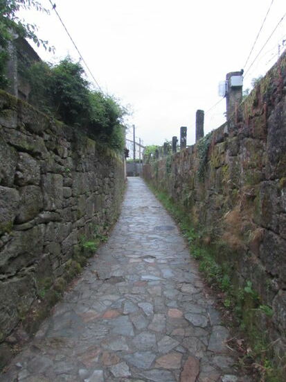 Schritt für Schritt gehe ich Santiago entgegen.