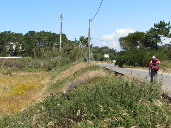 Dann führt uns der Weg über Kopfsteinpflaster.