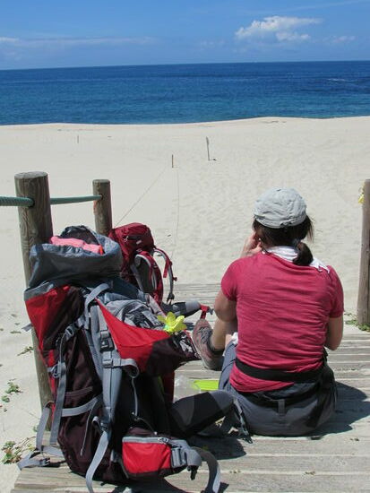 In der Gegend von Paco machen wir Rast und genießen das Meer.