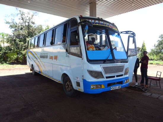 Stopp zum Tanken und ein wenig die Beine vertreten.