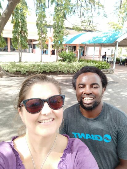 Anita sendet mir schon wenig später dieses Foto und wünscht uns eine gute Zeit in Äthiopien 