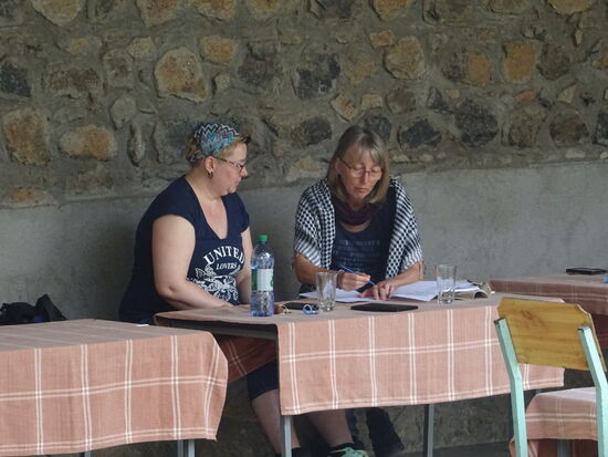 Wir bereiten uns auf den Tag vor 