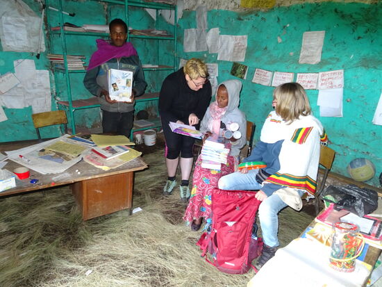 Dann ist es Zeit unsere Spenden zu übergeben.