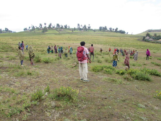 Auch der Ball kommt sofort zum Einsatz