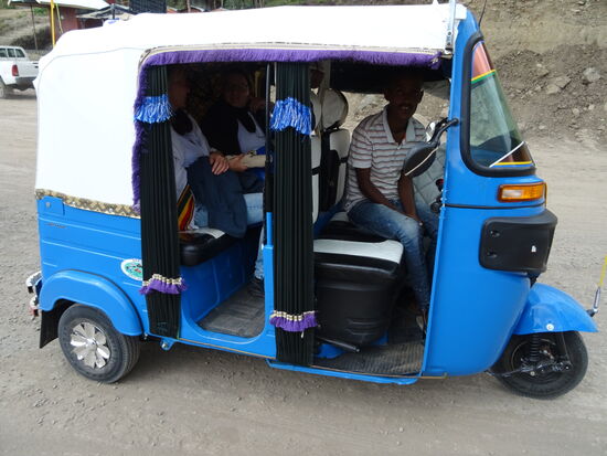 Wieder mit dem Tuc Tuc unterwegs