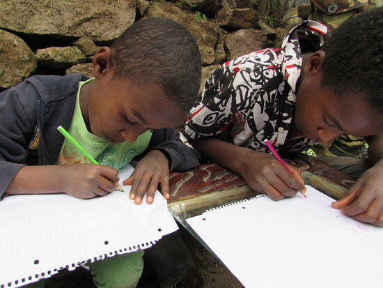 Stayehu und Worku (was Gold heißen soll, so hat er es mir jedenfalls erzählt)