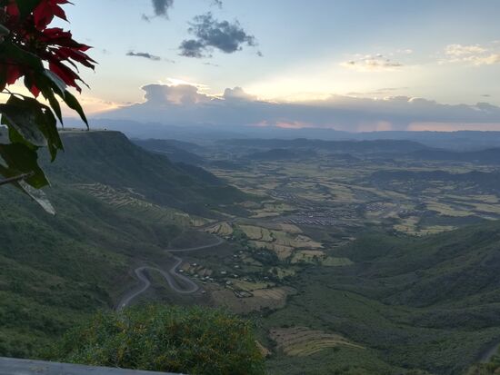 Die Aussicht ist grandios.