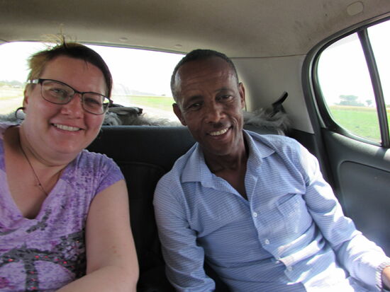 In Begleitung unseres Guides geht es weiter.