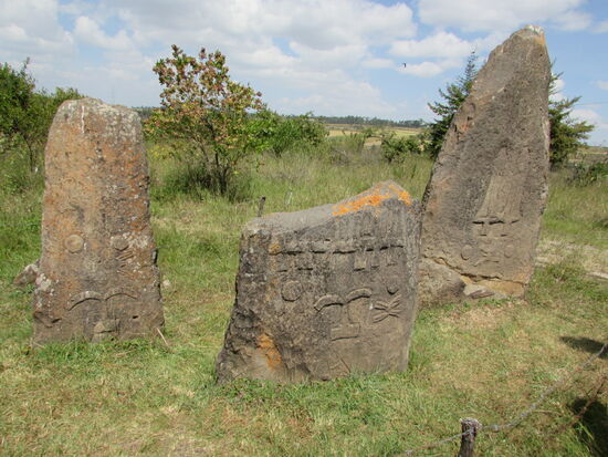 Eine der Grabgruppen
