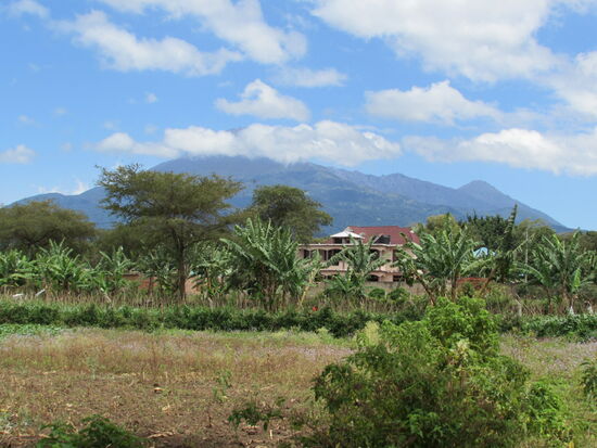 Blick auf den Mount Meru
