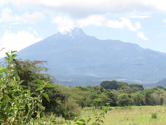 Der Mount Meru zieht immer wieder unseren Blick an 