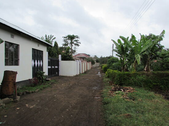 Die "Straße" vor unserem Hostel