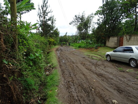 Hier stellen wir das Taxi ab. Für 1000TS wird es von einem Jungen bewacht.