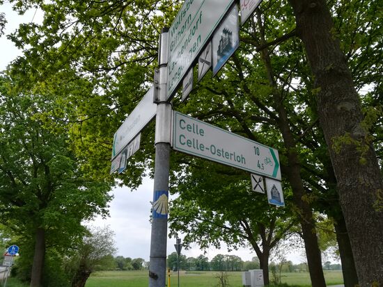 Wir pilgern jetzt Richtung Osterloh