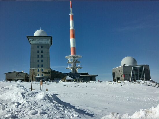 Sendeanlage auf dem Brocken.