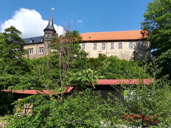 Etwas oberhalb liegt das Kloster von Ilsenburg