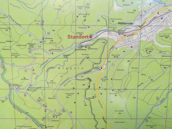 Noch ein Blick auf die Karte und dann geht es los.