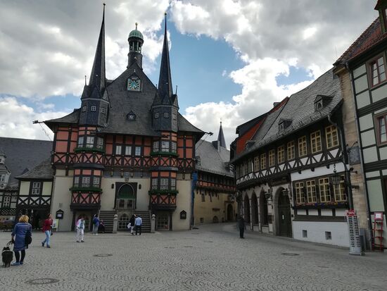 Wir beenden unseren Tagesausflug mit einem Kaffee in Wernigerode.