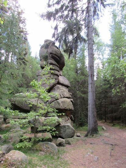 Diese Felsen sind immer wieder faszinierend.