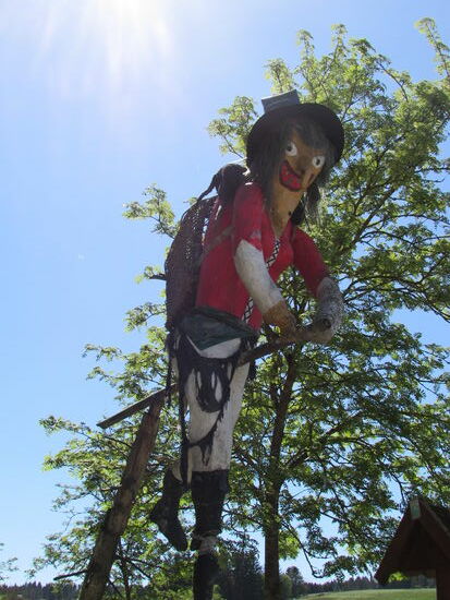 Nach 11km Wanderung sagen wir der Hexe noch auf Wiedersehen 