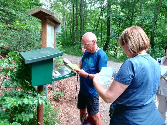 Nach der Hälfte der Strecke lockt der zweite Stempel 