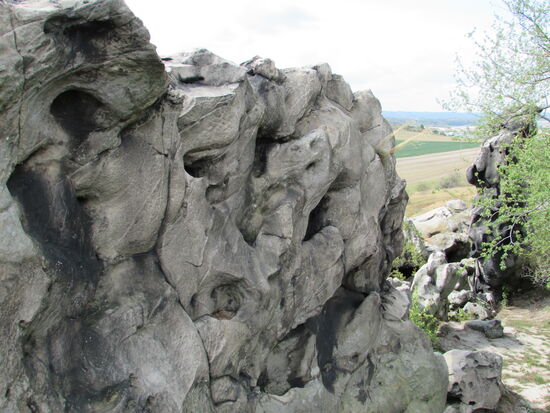 Die Felsen genauer betrachtet