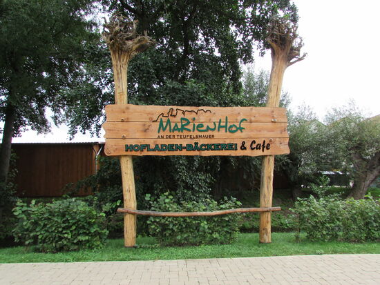 Unsere Wanderung scheint ein süßes Ende zu nehmen 