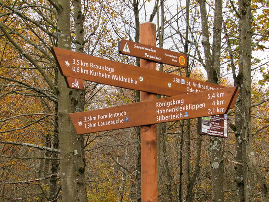 Jetzt sind es noch 2km bis zum letzten Etappenziel, dem Silberteich.
