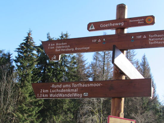 Dann Richtung Goetheweg