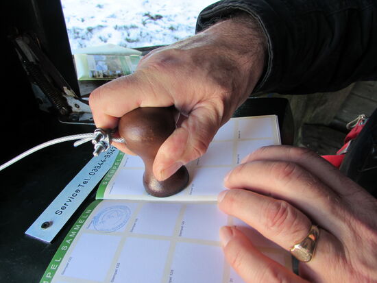 Der erste Stempel in diesem Jahr   