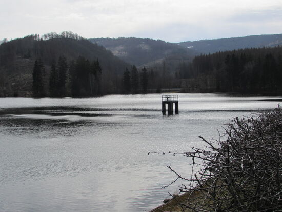 Ein Blick auf das Vorbecken