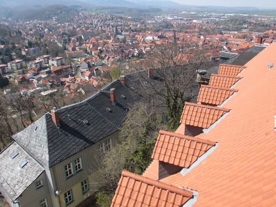Blick von der Burg auf Werningerode