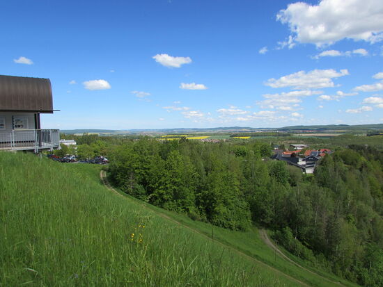 Schöne Aussicht bei perfektem Wanderwetter 