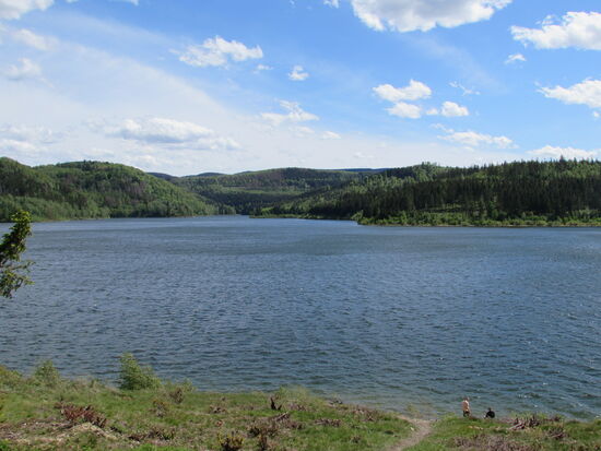 Wir sind inzwischen fast am Ziel d.h. zurück an der Staumauer.